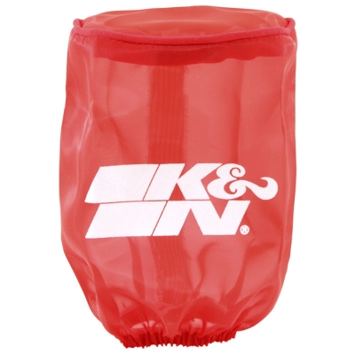 K&N DryCharger Round Straight Filter Wrap (Red) - RA-0510DR